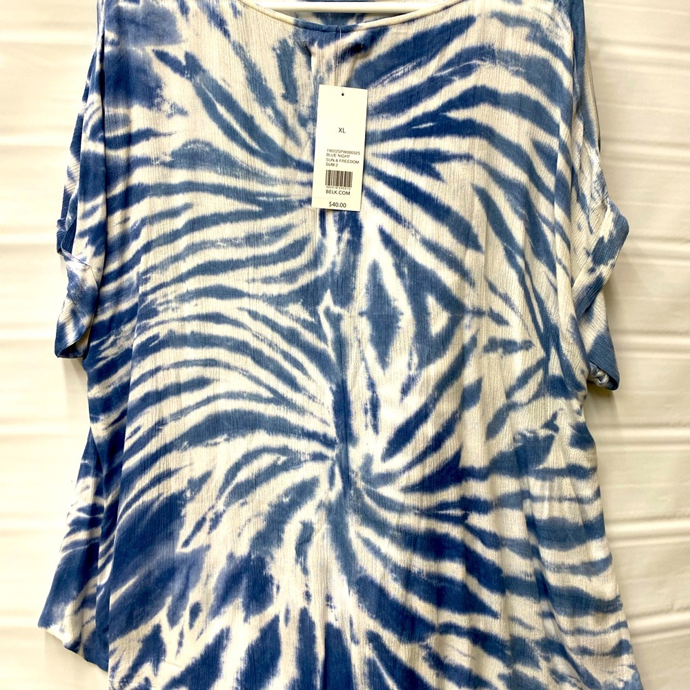 Tie dyed blouse